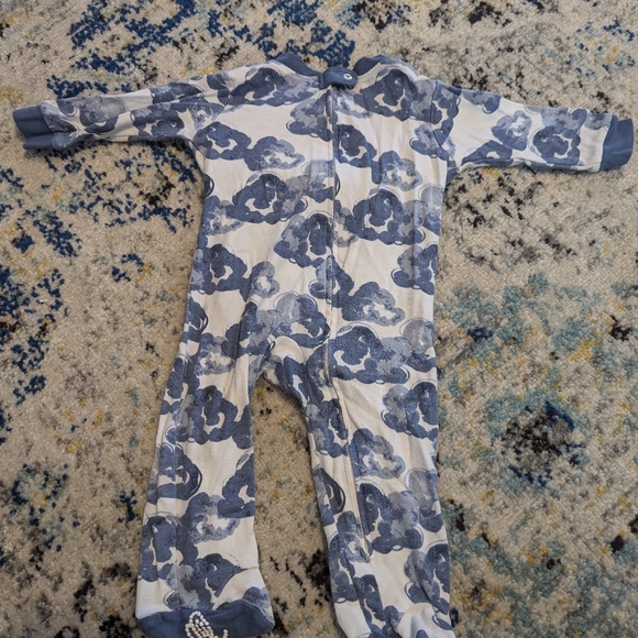 Lot of Burt's Bees 3-6 month 100% Cotton Baby Boy Pajama Sleepers - Picture 3 of 11